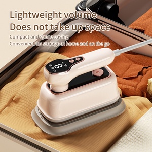 Dispositivo Doméstico Portátil de Doble Uso, Plano y Colgante, 180 °   Plancha de Vapor Portátil de 1200W con Mango Plegable, Plancha de Vapor Eléctrica para Ropa - Product Image 6
