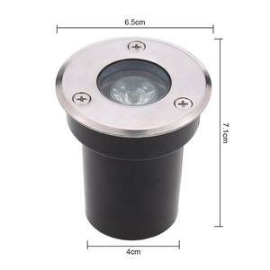 Lumières de pont à LED souterraines pour paysage encastré extérieur 1W - Product Image 2