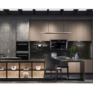 Precio de fábrica Armarios de cocina completos Juego de muebles Diseño de gabinetes de cocina personalizados modernos - Product Image 3