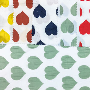 Grosir penyusutan garam dua kali 100 kain katun untuk pakaian, kain tenun cetak kustom untuk dijual/ - Product Image 4