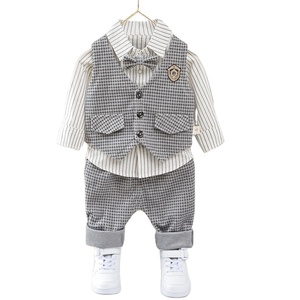 Vêtements pour enfants 2025, survêtement, costumes pour garçons, ensembles classiques polyvalents pour garçons, vêtements pour enfants - Product Image 1