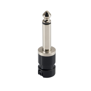 <strong>Mini</strong> Nickel Black Plating <strong>Audio</strong> 6.35mm 1/4 Mono <strong>Jack</strong> Adapter Mic Guitar Connector