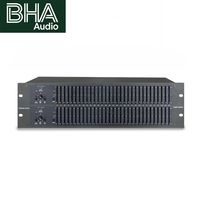 Égaliseur graphique audio professionnel BHA 12 double canal 31 bandes, processeur d'égalisation stéréo 2U pour montage en rack avec filtre de coupure basse pour la scène