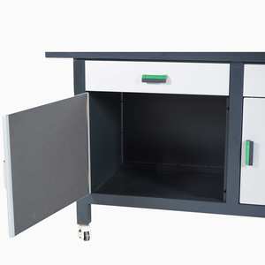 Banc d'atelier professionnel Turbo-chager avec étau en acier forgé de 125 mm à hauteur réglable - Product Image 3