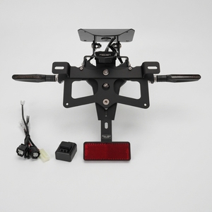 Support de plaque d'immatriculation arrière court modifié pour moto FULL REV RACING pour R3/MT03 15-25 F-HC037 en aluminium - Product Image 6