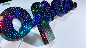 Individuelle Kanalbuchstaben LED-Hintergrundbeleuchtung RGB-Farbband Fernbedienung Ladenschild IP65 Wasserdicht Innen/Außen <span class=keywords><strong>PLED</strong></span> Marke - Product Image 6