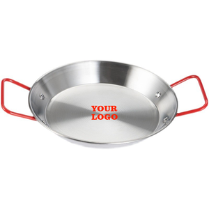 Đôi xử lý thép không gỉ Tây Ban Nha hải sản <span class=keywords><strong>Pan</strong></span> vòng kim loại thực phẩm Baking <span class=keywords><strong>Pan</strong></span> thép không gỉ thực phẩm tấm với xử lý - Product Image 5