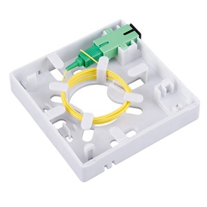 תיבת סיום סיב אופטי FTTH עם 2 יציאות SC APC, להתקנה על קיר, סוג <span class=keywords><strong>86</strong></span>, עם פיגטייל, מתאם LC FC, מסוף רשת פנימי - Product Image 6
