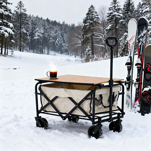 Премиум-тележка для пляжа, складная, настраиваемая, для кемпинга, для торговых точек, для отдыха на природе - Product Image 3