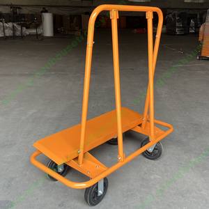 <span class=keywords><strong>Chariot</strong></span> à plateforme robuste à quatre roues <span class=keywords><strong>pour</strong></span> plaques de plâtre, capacité de 3000 lb - Product Image 4