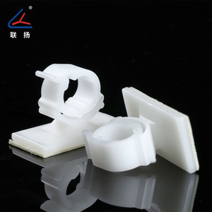 Lianyang Cable Clips Nylon <b>Adhesive</b>-backed Customized Size Wire Harness Wiring Fixing - Product Image 1