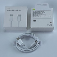 Cable USB-C a USB-C de 60W PD, Cable de Carga Rápida con Trenzado de Nailon de 1m 2m, Cable de Carga USB Tipo C para iPhone 15/16/17 para Samsung