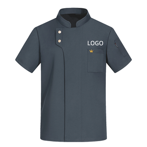 Giacca <span class=keywords><strong>da</strong></span> <span class=keywords><strong>Lavoro</strong></span> Stile Chef <span class=keywords><strong>per</strong></span> <span class=keywords><strong>Ristorazione</strong></span> e Hotel, Uniforme <span class=keywords><strong>da</strong></span> Cuoco all'Ingrosso - Product Image 1