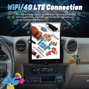 Écran multimédia de voiture Android 12 pouces pour Toyota Land Cruiser LC70 LC75 LC76 2007-2023, navigation GPS, Carplay, Auto 4G WIFI - Product Image 3