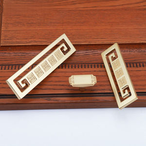 Commercio all'ingrosso della fabbrica fornitura diretta in lega di zinco classico modello posteriore maniglia della porta cinese cavo creativo armadietto piccoli tira - Product Image 5