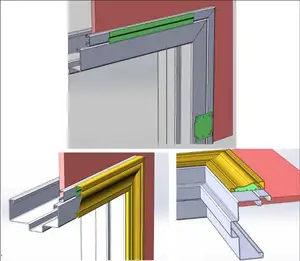 Tốc Độ Cao Giá Tốt 2 Trong 1 Kim Loại Thép Khung Cửa Bảng Điều Chỉnh Cửa Sổ Thép Khung Làm Máy Cuộn Hình Thành Máy