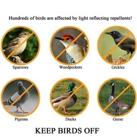 Ruban Flash holographique dissuasif pour oiseaux de qualité supérieure