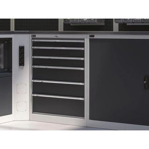Fami GARAGE063 mueble modular con tapa de acero y 2 cajones, 2040mm - Product Image 4