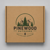 Boîte en carton ondulé kraft brun écologique avec logo personnalisé, boîte d'expédition recyclable pour colis aériens, emballage cadeau durable