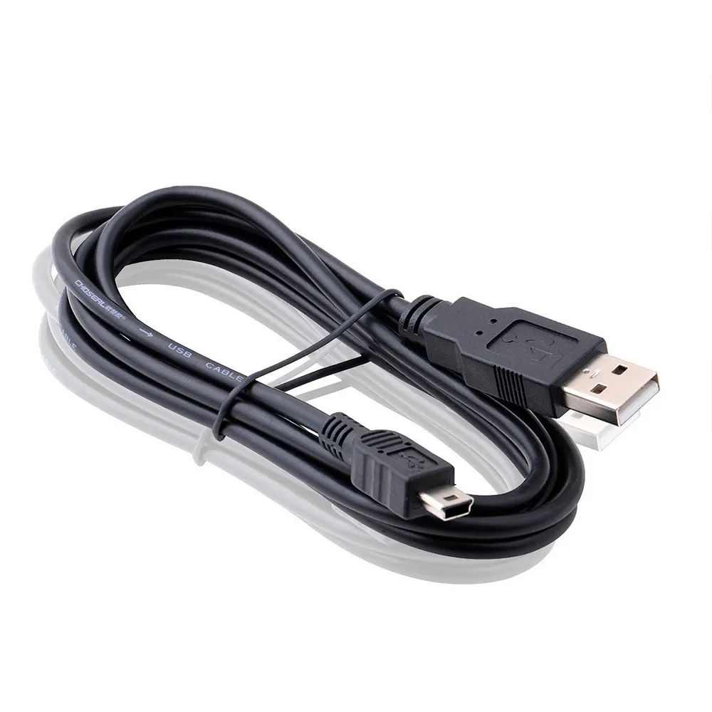 Black Universal High Quality 50 cm 1 2M 1.8M Awm 2725 Vw Usb Cable Wire 2.0 Male A To Male Mini B
