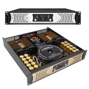 Amplificatore di Potenza Professionale a 2 Canali 400W, Amplificatore <span class=keywords><strong>Classe</strong></span> H 2U, Sistema PA, Mixer Amp, Amplificatore per Altoparlanti - Product Image 1