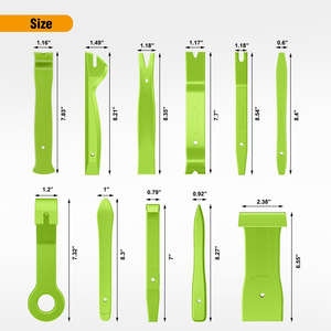 Smooth Sailing 19Pcs Car Door Panel Repair <b>Tool</b> <b>Set</b> Plastic Nylon Pry Bar Screwdriver Kit For Auto Audio Modification - Product Image 5