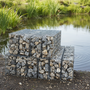Yuking 3.0-5.0mm Galvanized Welded <b>Wire</b> <b>Mesh</b> Gabion Wall and Fence Hebei Origin - Product Image 4