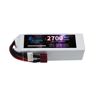 Batería para Dron de Carreras RC 4S 14.8V 2700mAh 45C, Piezas para Helicóptero, Auto, Barco y Avión UAV - Product Image 5