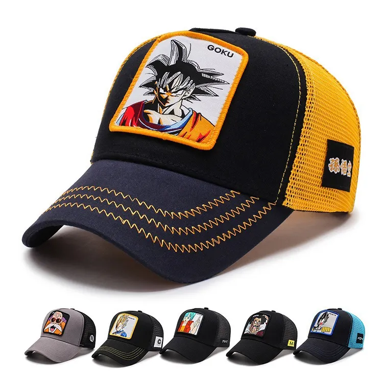 Cartoon Adjustable Hat Dragonball Dragon Ball Z DBZ Anime Fan Cosplay Costume Snapback Cap Hip Hop Hat