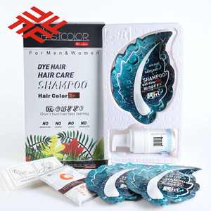 FULLY FastColor Mousse Hair Dye Professional Make Hair <b>Black</b> <b>Shampoo</b> - Product Image 2