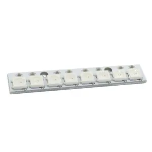 Available 8*1Bit 8 Bits WS2812 WS 2811 5050 RGB Full LED Lamp Panel Module 5V WS2812B Rainbow LED Precise