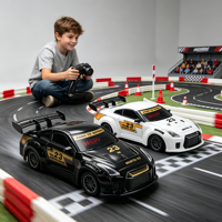 Voiture RC WGNRC S916Pro à l'échelle 1/43, voiture de course RC miniature de bureau, voiture RC miniature de poche, voiture de sport RC entièrement proportionnelle