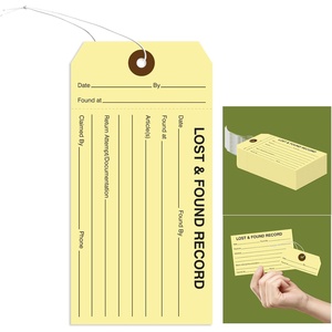 Étiquettes personnalisées de signalisation couleur pour objets perdus <span class=keywords><strong>et</strong></span> retrouvés, couleurs assorties, pour aéroports, musées, bureaux d'entreprise <span class=keywords><strong>et</strong></span> organisation - Product Image 4