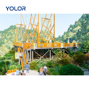 Gran <span class=keywords><strong>parque</strong></span> de aventuras Cliff Swing de metal para recreación al aire libre, proyectos escénicos de gran altitud Swing Park - Product Image 2