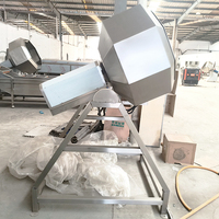 Machine de mélange de tambours octogonaux entièrement automatique |   Équipement industriel pour l'assaisonnement et le revêtement des aliments avec vitesse réglable