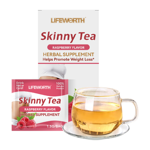 Tè Detox Dimagrante LIFEWORTH, Tè Verde Aromatizzato con Sambuco, Mirtillo Rosso, Mela, Lampone, Limone e Anguria in Bustine - Product Image 1