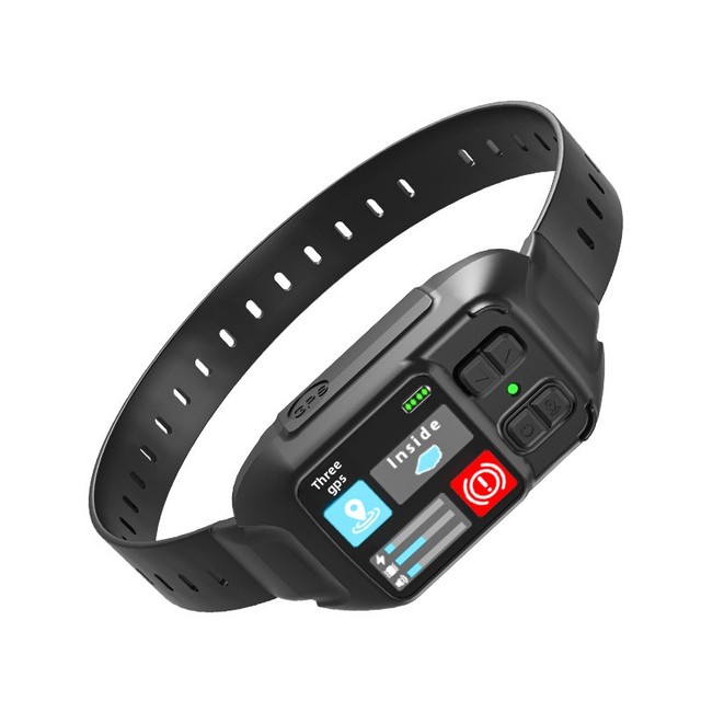 New Plastic Waterproof Dual Frequency GPS Wireless Pet Smart Collar for Outdoor Dog Use Jimni ZF550 IOS/Android Compatible