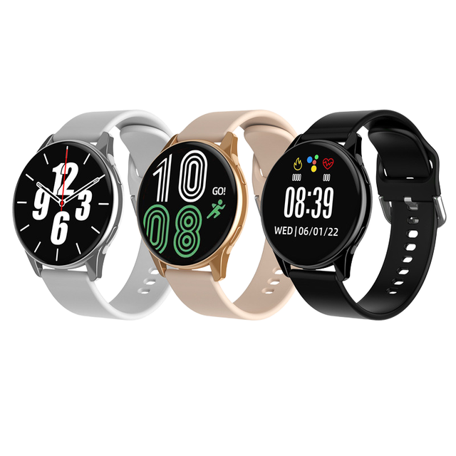 T2 Pro Smart Watch 1.28inch Round Full Touch Wristband IP67 Waterproof Android Sport Smartwatch with IPS Display Plastic Case