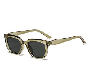 Haute qualité unisexe Uv400 Rectangle lunettes de soleil hommes rétro mode <span class=keywords><strong>marque</strong></span> de luxe nuances Logo personnalisé concepteur femmes lunettes de soleil - Product Image 1