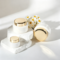 Pots vides personnalisés OEM/ODM 5g 20g 30g 50g pour gel UV, pot de gel UV blanc avec couvercle, pot cosmétique rond pour crème