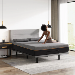 Colchón de Hotel de firmeza media personalizado, resorte de látex de espuma viscoelástica de Gel con cubierta extraíble, refrigeración, muebles de dormitorio para el hogar - Product Image 1