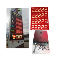 5 chiffres 888.88 /88.888 station-service station-service affichage à LED LED signe de prix du gaz LED