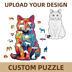 Nhà Máy Trực Tiếp A4 4Mm Bằng Gỗ Ghép Hình Câu Đố Ván Ép Độ Chính Xác Cao Bằng Gỗ Câu Đố 3D Cho Collector Hiển Thị - Product Image 2