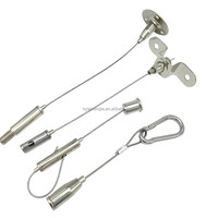 Passe-câble en laiton plaqué, Kits populaire de Suspension pneumatique pour panneaux/lampes linéaires, 30 pièces, pour intérieur