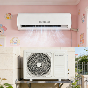 Aire Acondicionado Split de Frecuencia Fija de 9000 BTU con Enfriamiento y Calefacción Rápidos, Funciones de Ahorro de Energía para la Comodidad del Hogar, 9000 BTU, 12000 BTU - Product Image 6