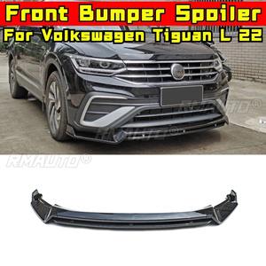 Protector de Parachoques Delantero para Automóvil, Difusor, Alerón, Negro Brillante, Pieza de Modificación para Volkswagen Tiguan L 2022, Accesorios para Automóvil - Product Image 5