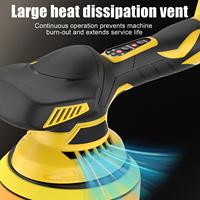 Polisseuse sans fil 20V au lithium-ion pour le detailing automobile, le lustrage, l'élimination des rayures et le nettoyage des salles de bain