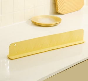 Paraspruzzi in Silicone per Lavello, Protezione Antispruzzi per Isola Cucina, Rack <span class=keywords><strong>di</strong></span> Stoccaggio Posizionabile Dietro il Lavello - Product Image 5