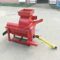Décortiqueuse-batteuse de maïs agricole pour tracteur 18-40 CV, entraînée par prise de force, avec une capacité de production de 2-5 tonnes par heure