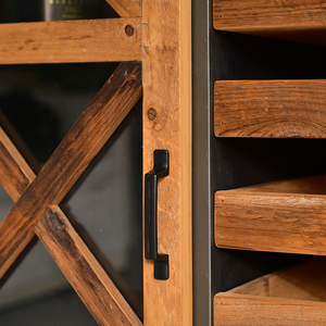 INNOVA HOME Solid Wood Farmhouse Accent Kitchen <b>Sideboard</b> Slide Barn Door Modern Dining Living Room Entry Hotel Storage - Product Image 6